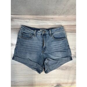 Tgla Francesca's Denim Shorts Women's Size‎ 27 Blue Cuffed Hem Casual Summer